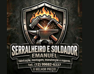 Emanuel serralheria serralheria conserto manutenção grade fábrica portão automático basculante, eletrônico, portão deslizante de correr, fabricação de porta de aço de correr em São José dos Campos.