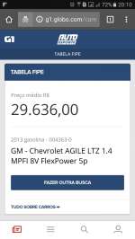CHEVROLET AGILE LTZ 1.4 MPFI 8V FlexPower 5p 2013/2013 