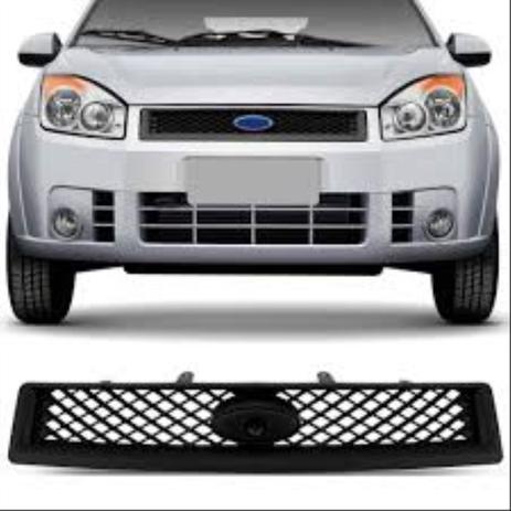 Grade radiador preta sem emblema Ford Fiesta 2008 09 10 11 12 2013